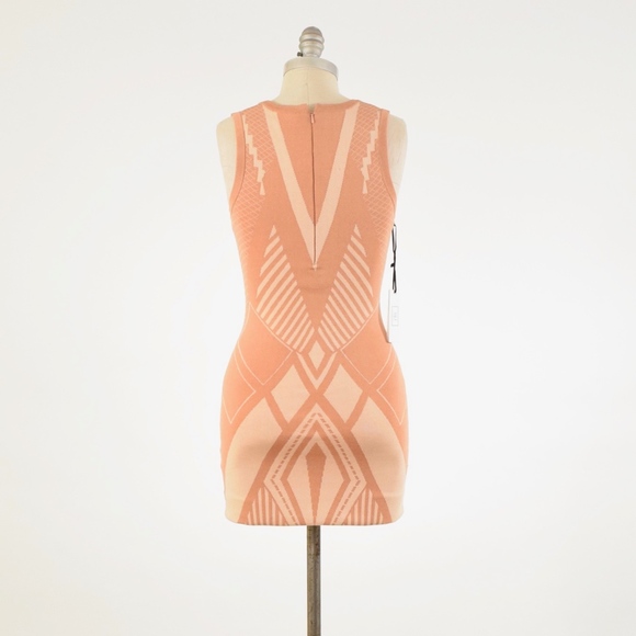 NWT MLV Intarsia Knit Bodycon Mini Dress - Picture 5 of 7